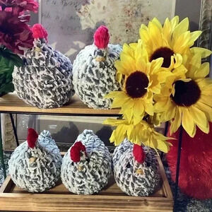 Chicken plush crochet plush let me know your favorite chicken color.